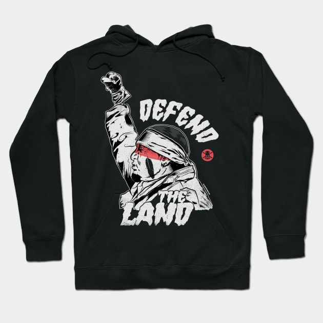 Defend the Land Hoodie by Calamart Designs